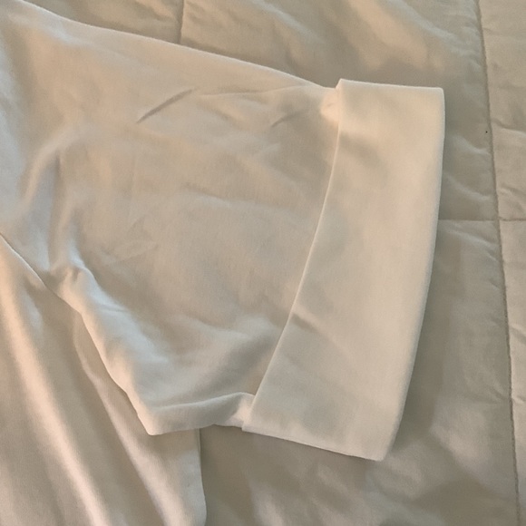 Women’s NWT Karen Scott 2X White Cuffed T Shirt - Picture 6 of 8